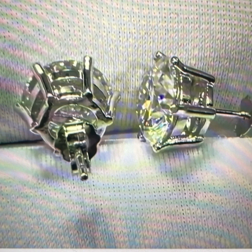 Diamond Moissanite Earrings 1/2 caret